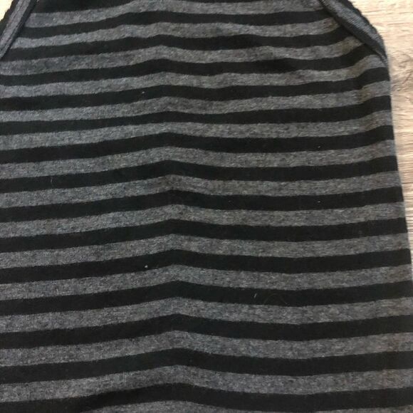 Women's Urban Outfitters Out From Under Grey & Black Striped Halter Top - Picture 3 of 6